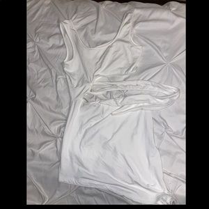 White Cut Out Dress
